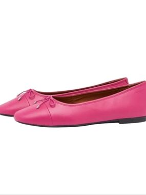 Vagabond Women's Jolin Bow Ballet Pump in Hyper Pink...Size 8